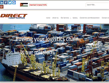 Tablet Screenshot of freight-direct.com